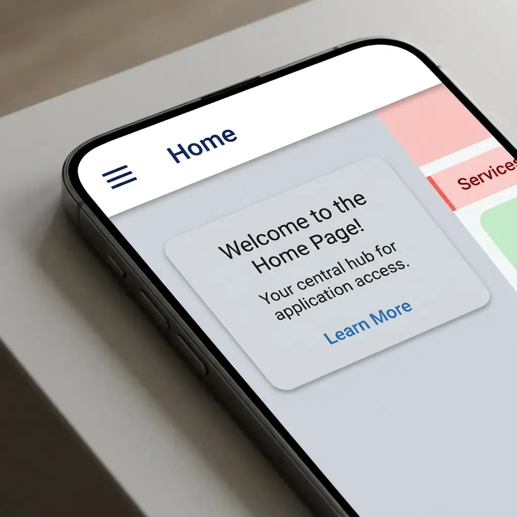 Shell Navigated Home Page